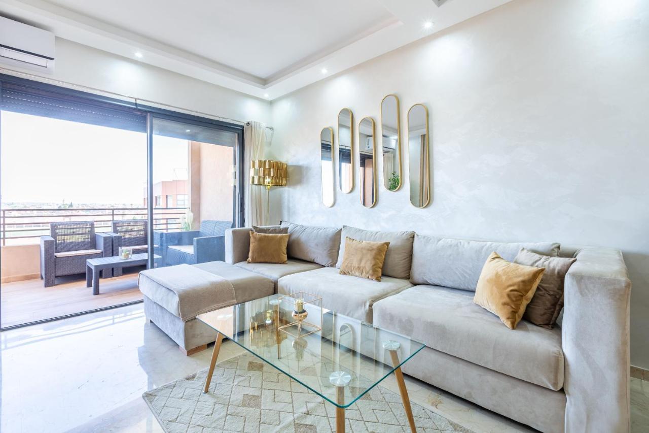 New! Superbe Appartement A Majorelle,Terrace,Iptv. Marrakesh Ngoại thất bức ảnh