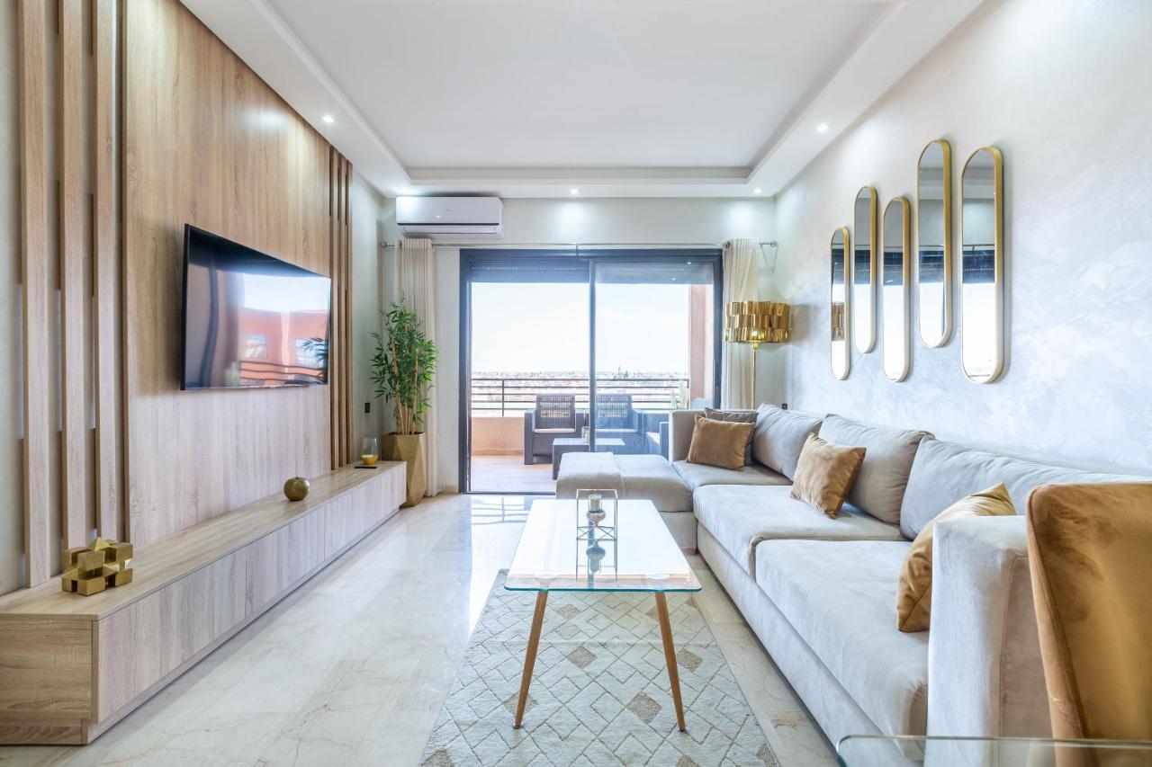 New! Superbe Appartement A Majorelle,Terrace,Iptv. Marrakesh Ngoại thất bức ảnh