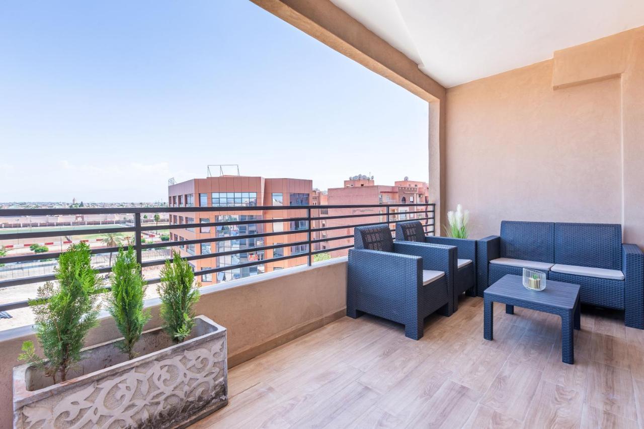 New! Superbe Appartement A Majorelle,Terrace,Iptv. Marrakesh Ngoại thất bức ảnh
